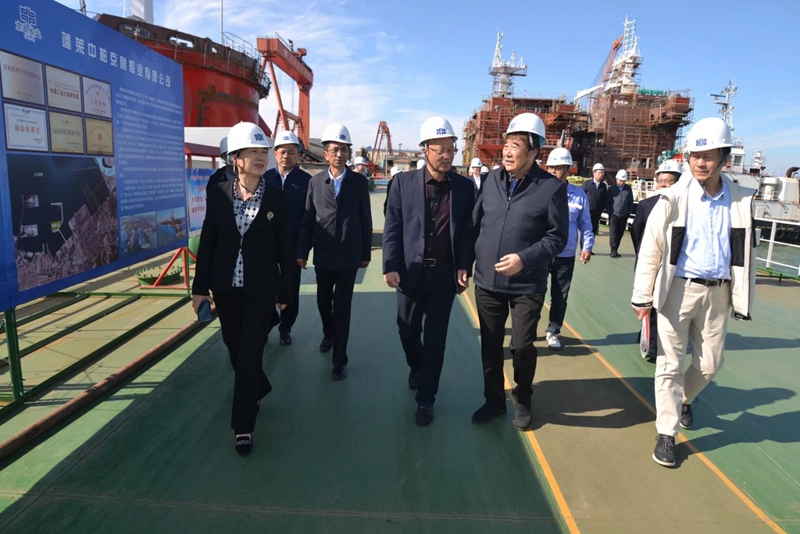 恒豐銀行黨委書記、董事長辛樹人一行到京魯船業(yè)走訪調(diào)研